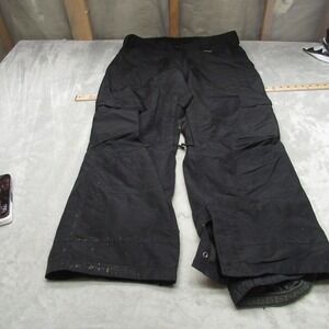 Sims Snow Pants Mens Large Black Adjustable‎ Waterproof Mesh Lined Winter 37x32
